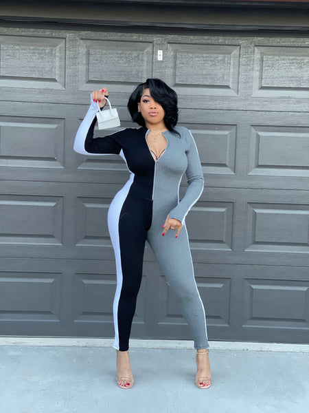 Tiana Gray Jumpsuit