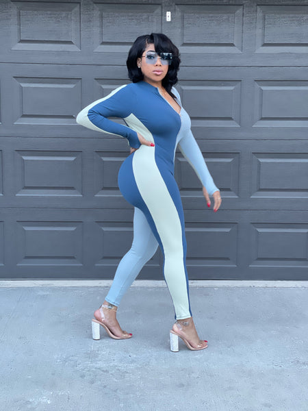 Tiana Blue Jumpsuit