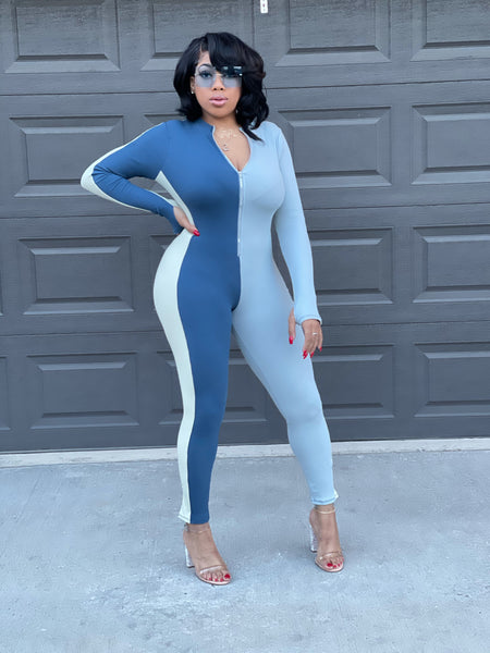 Tiana Blue Jumpsuit